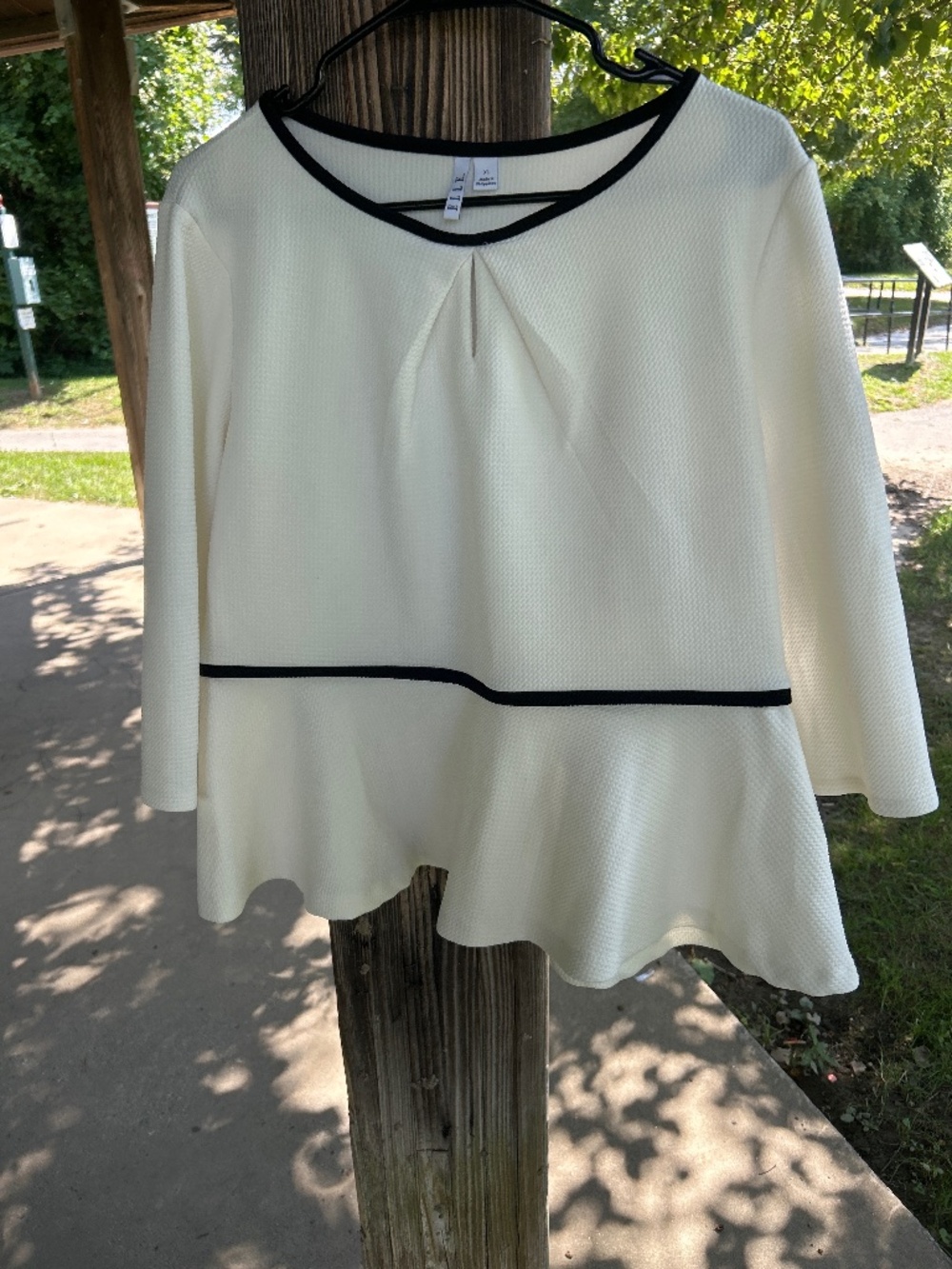 Peplum shirt